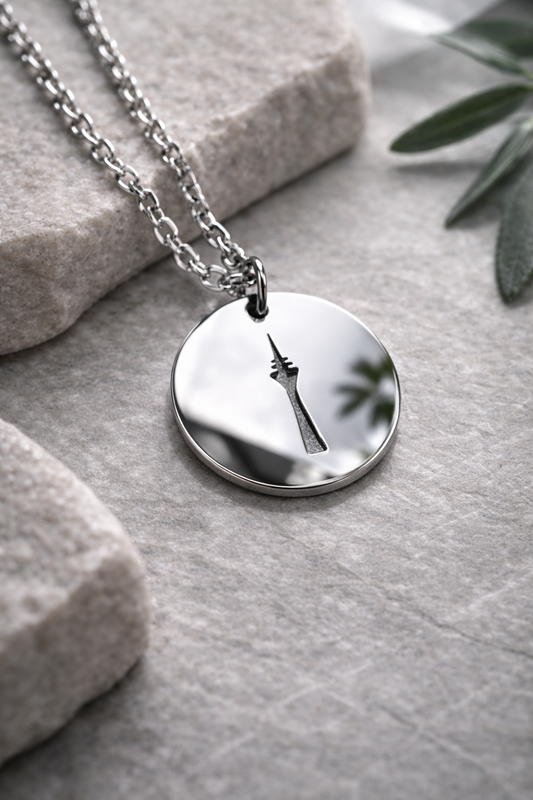 Halskette RHEINTURM Argenta (rund)