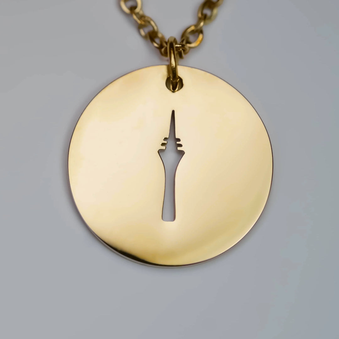Halskette RHEINTURM Gold (rund)